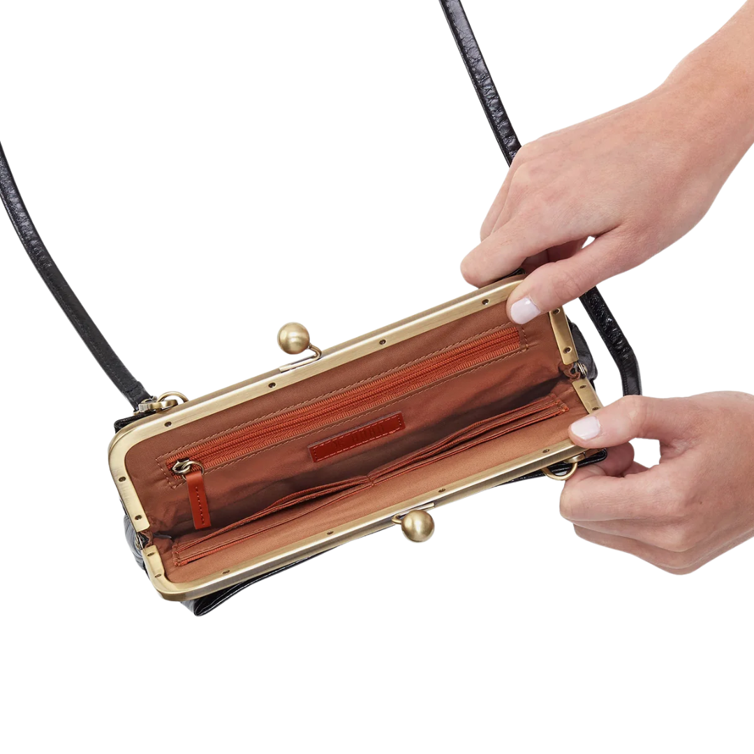 Lauren Frame Crossbody in Black