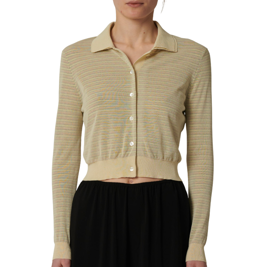 Prema Cardigan in Multicolor Stripe
