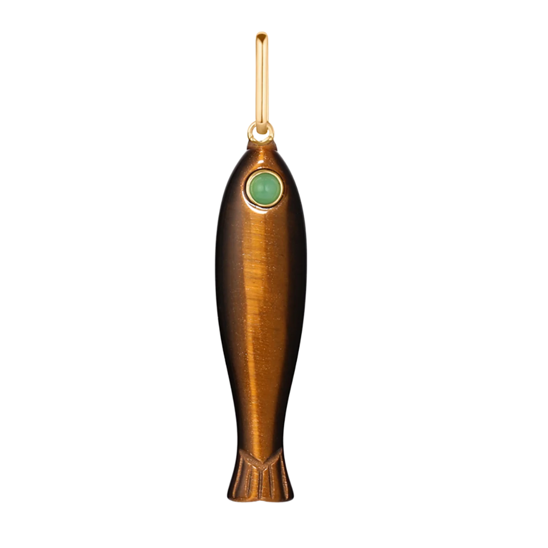 Fortuna Fish in Tigers Eye