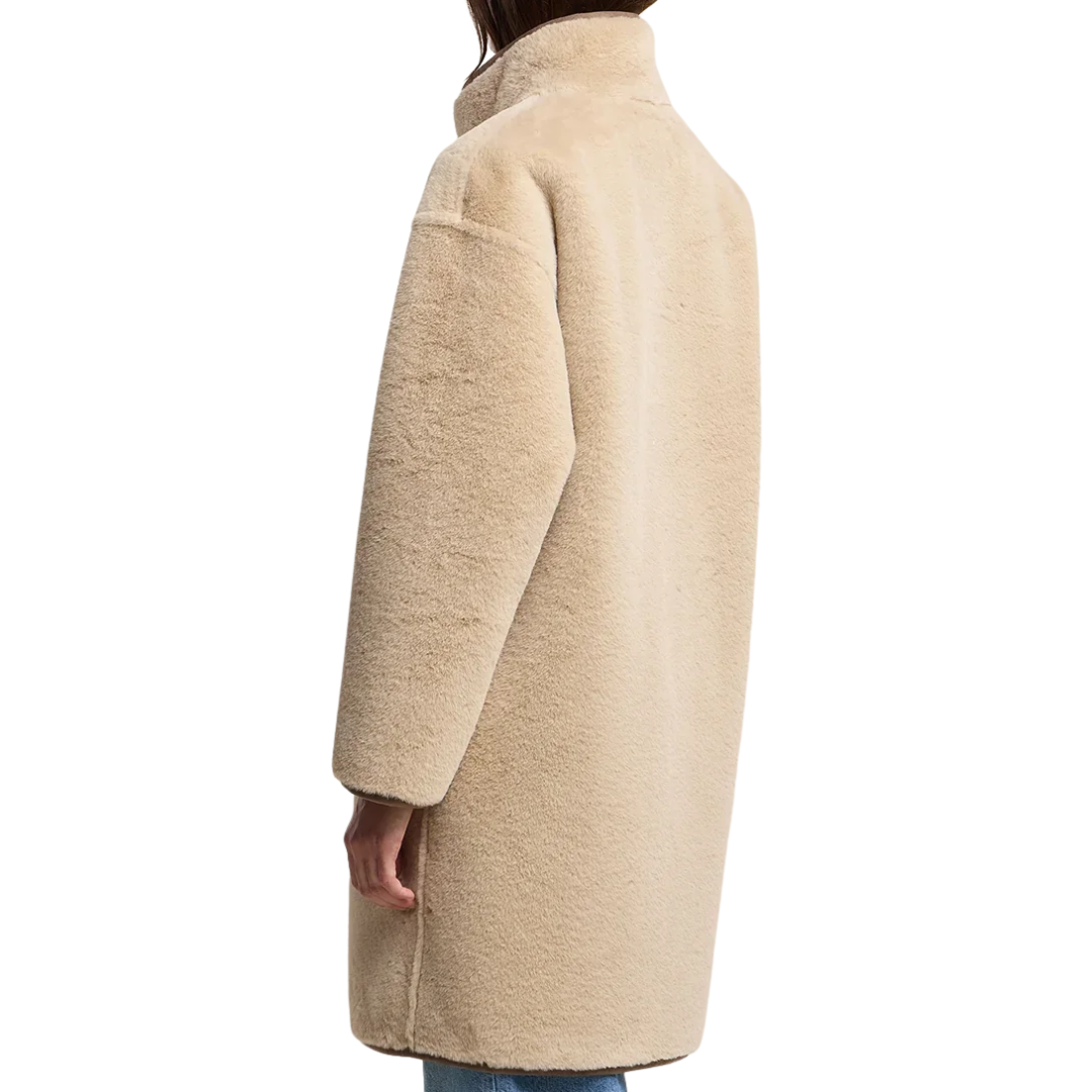 Yves Reversible Jacket in Faded Coco