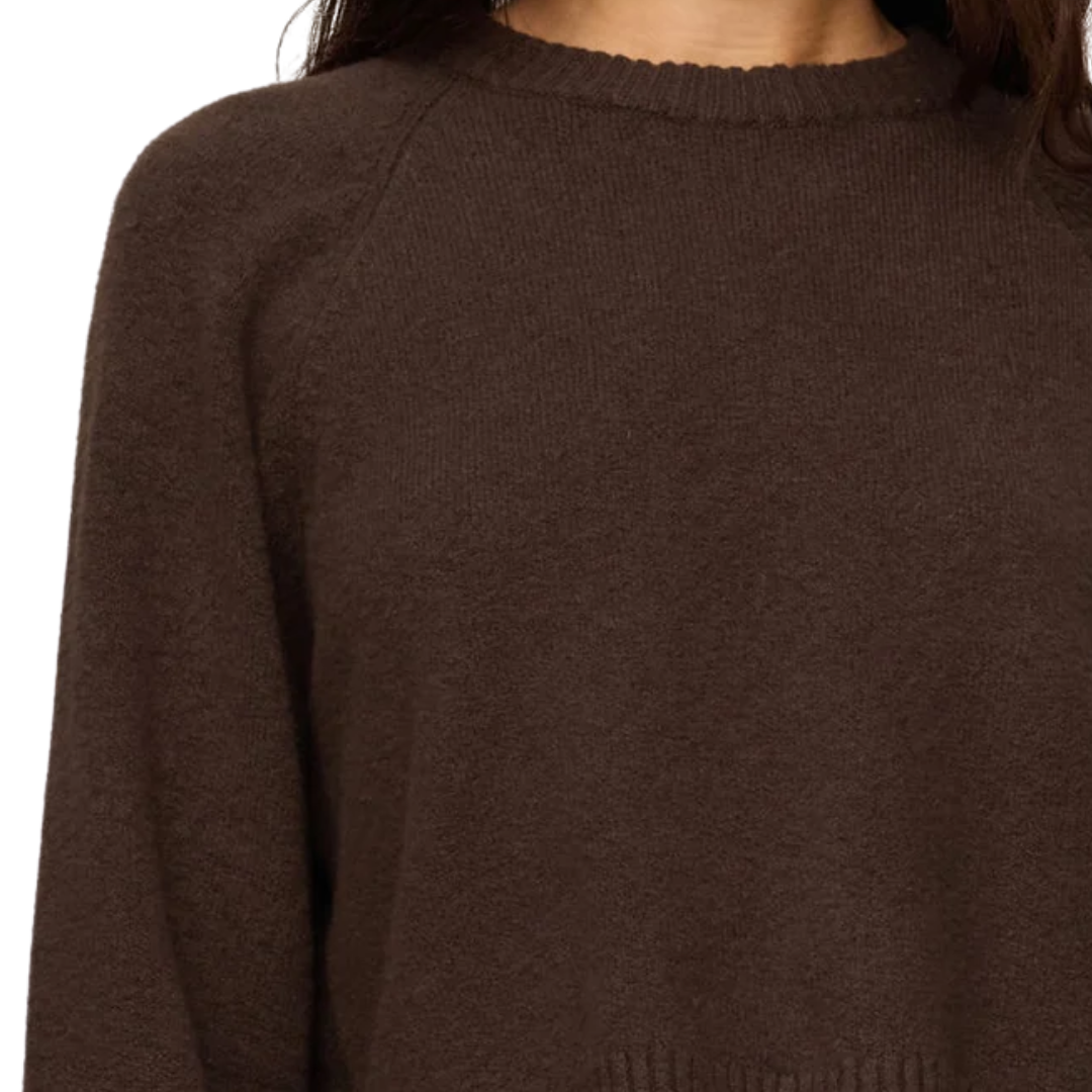 Coming Up Sweater in Dark Chocolate