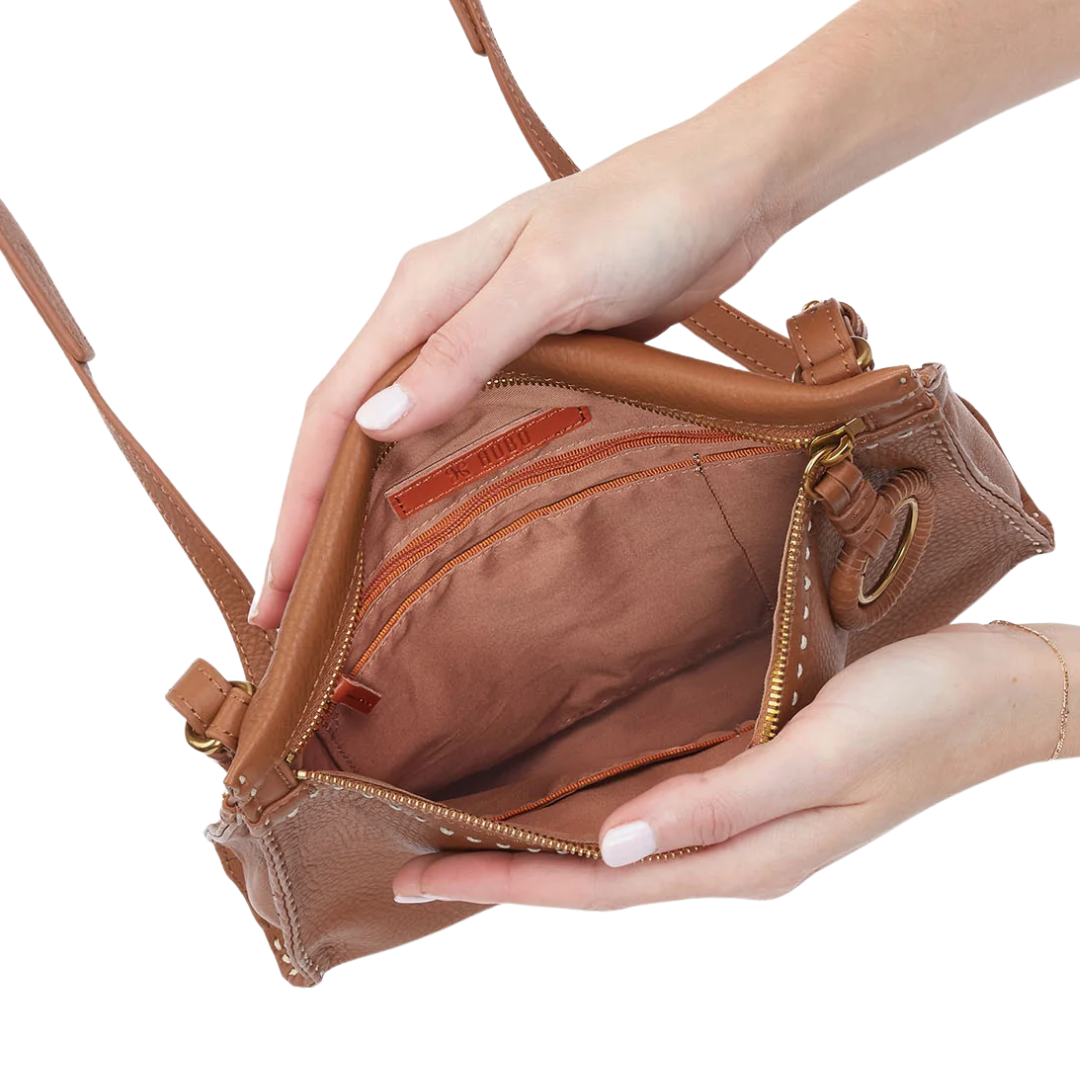 Austin Medium Crossbody in Warm Honey