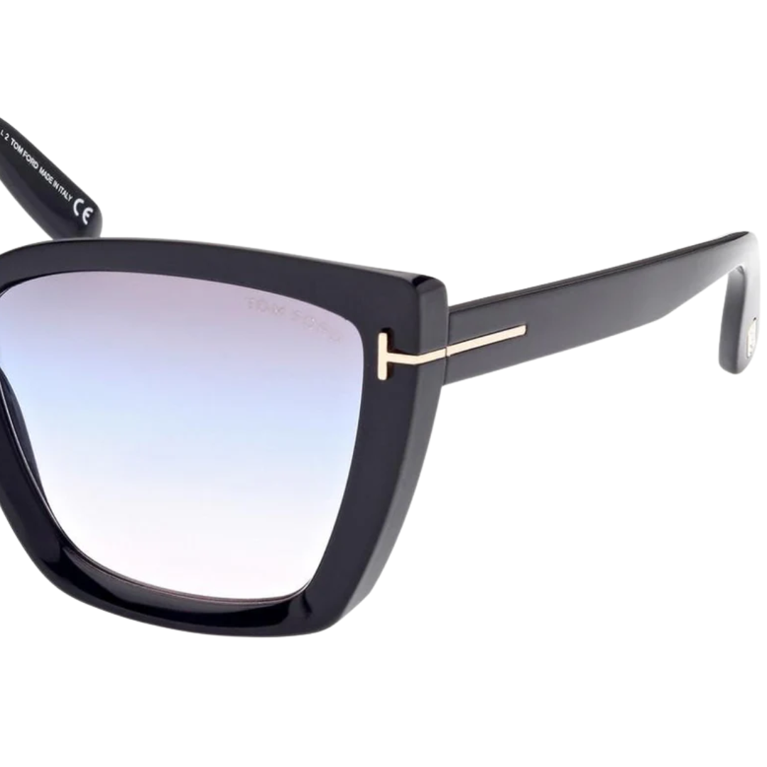Scarlet Sunglasses in Shiny Black
