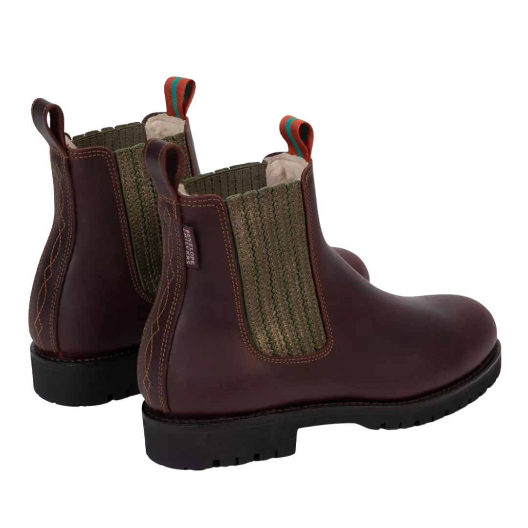 Oscar Wool-Lined Boot in Conker/Khaki