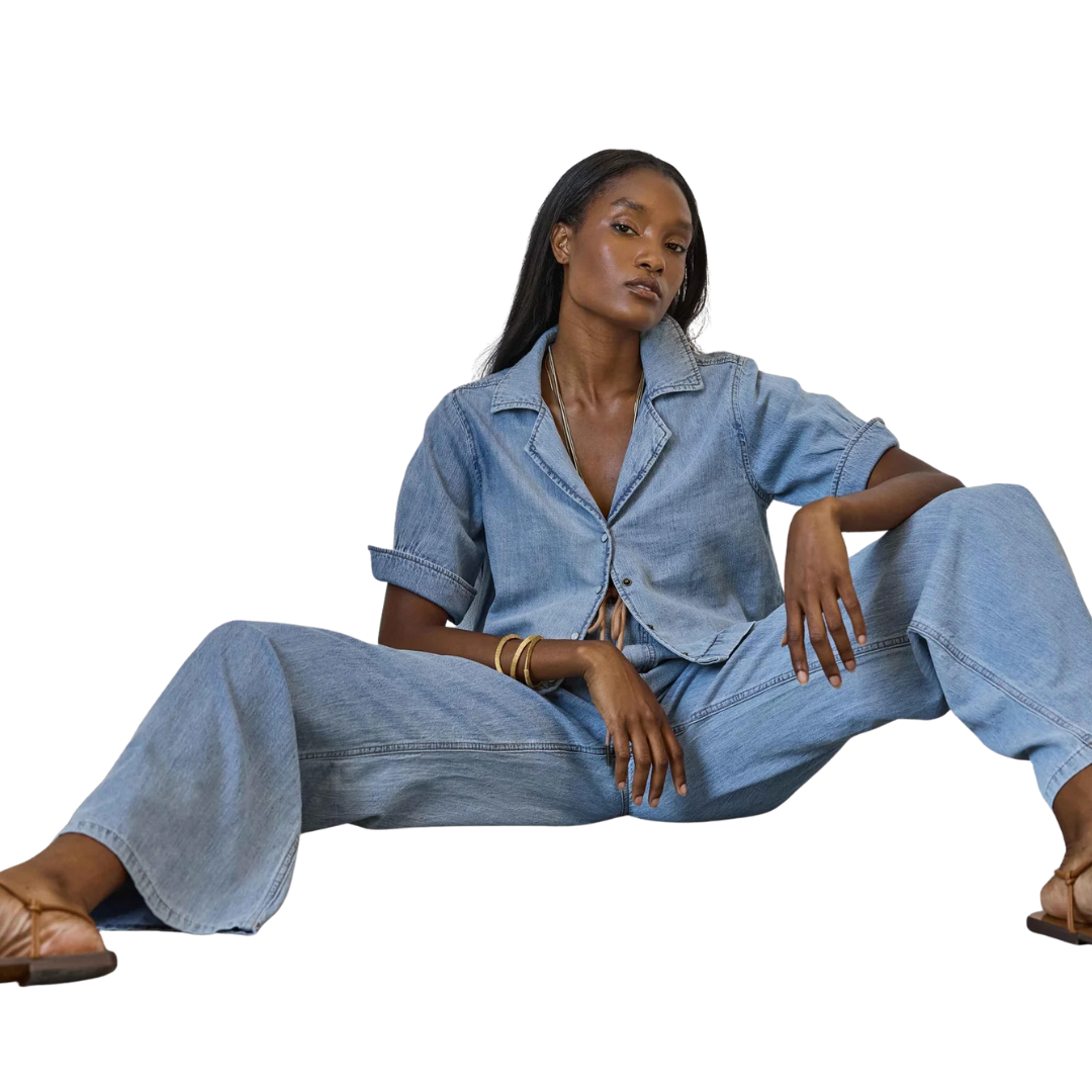 Denim Pant in Blue Wash