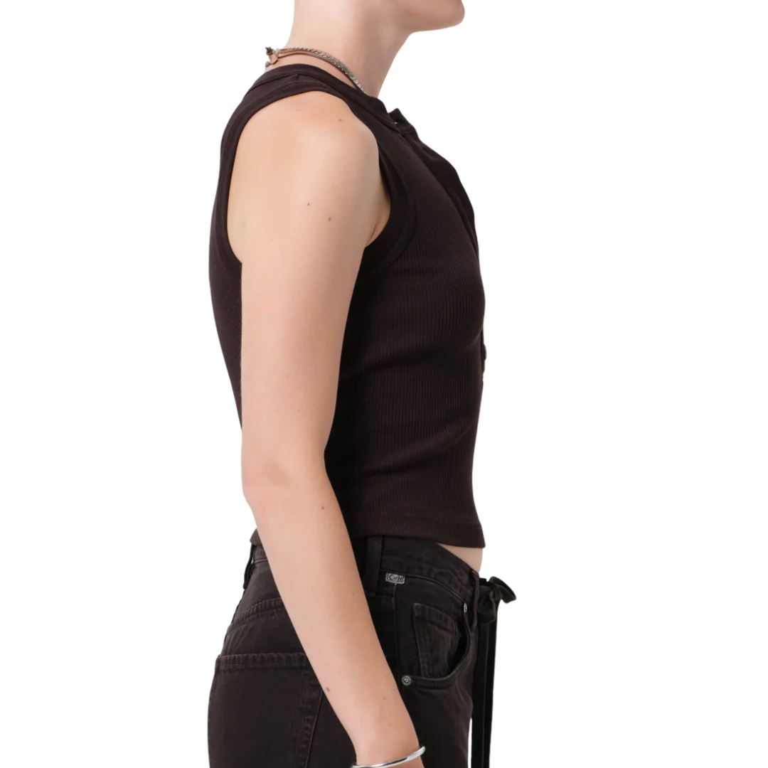 Caralyn Tank in Chocolate