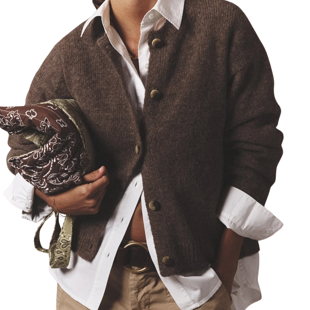 Cameron Cardigan in Taupe