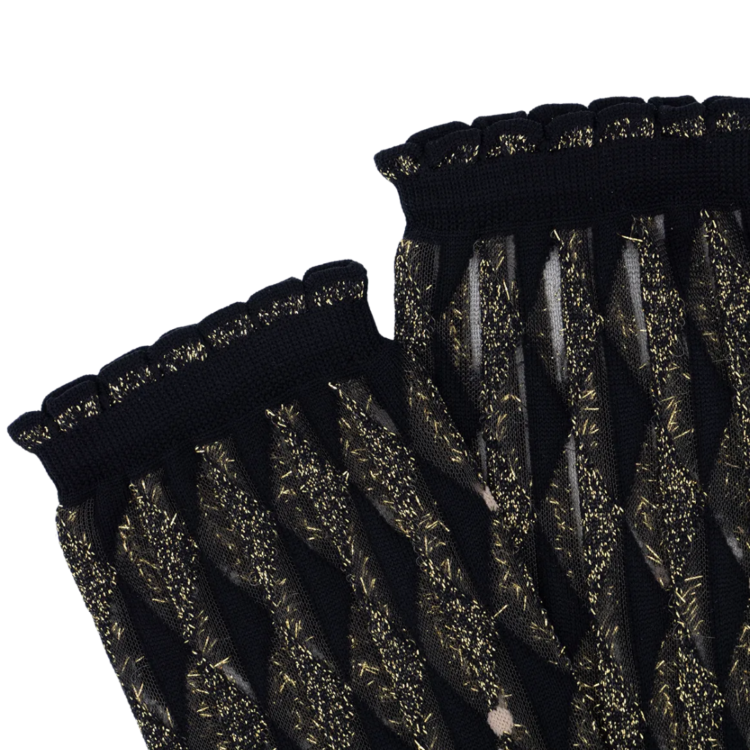 Arlecchino Dorée Socks in Black