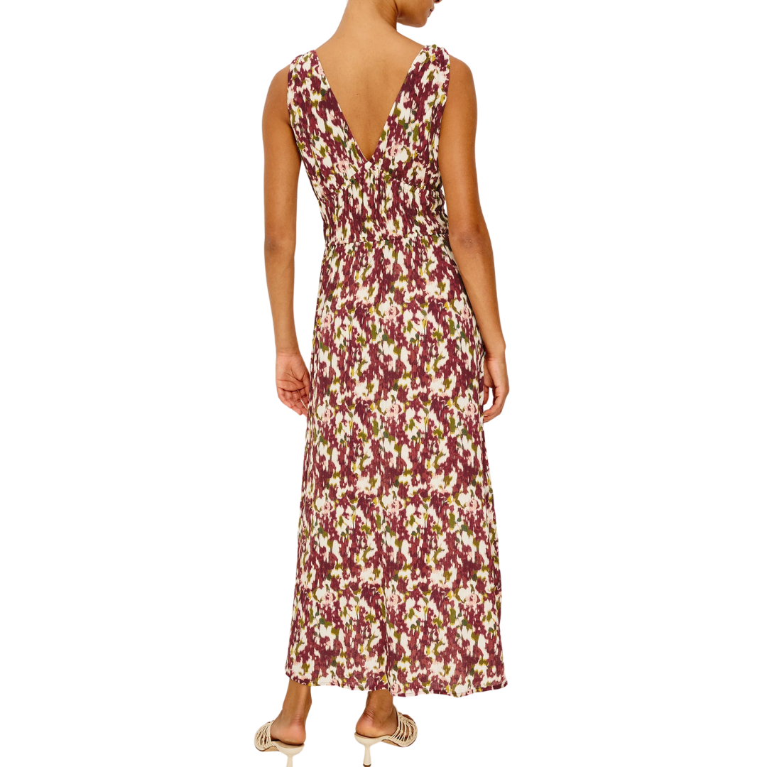 Marciana Dress in Cardinal Floral