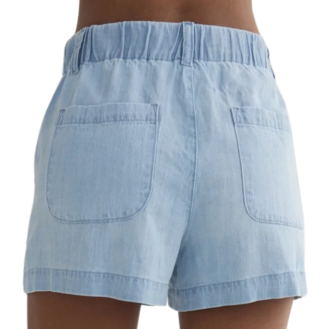 Elle Playa Trouser Short in Coastal Capri Wash
