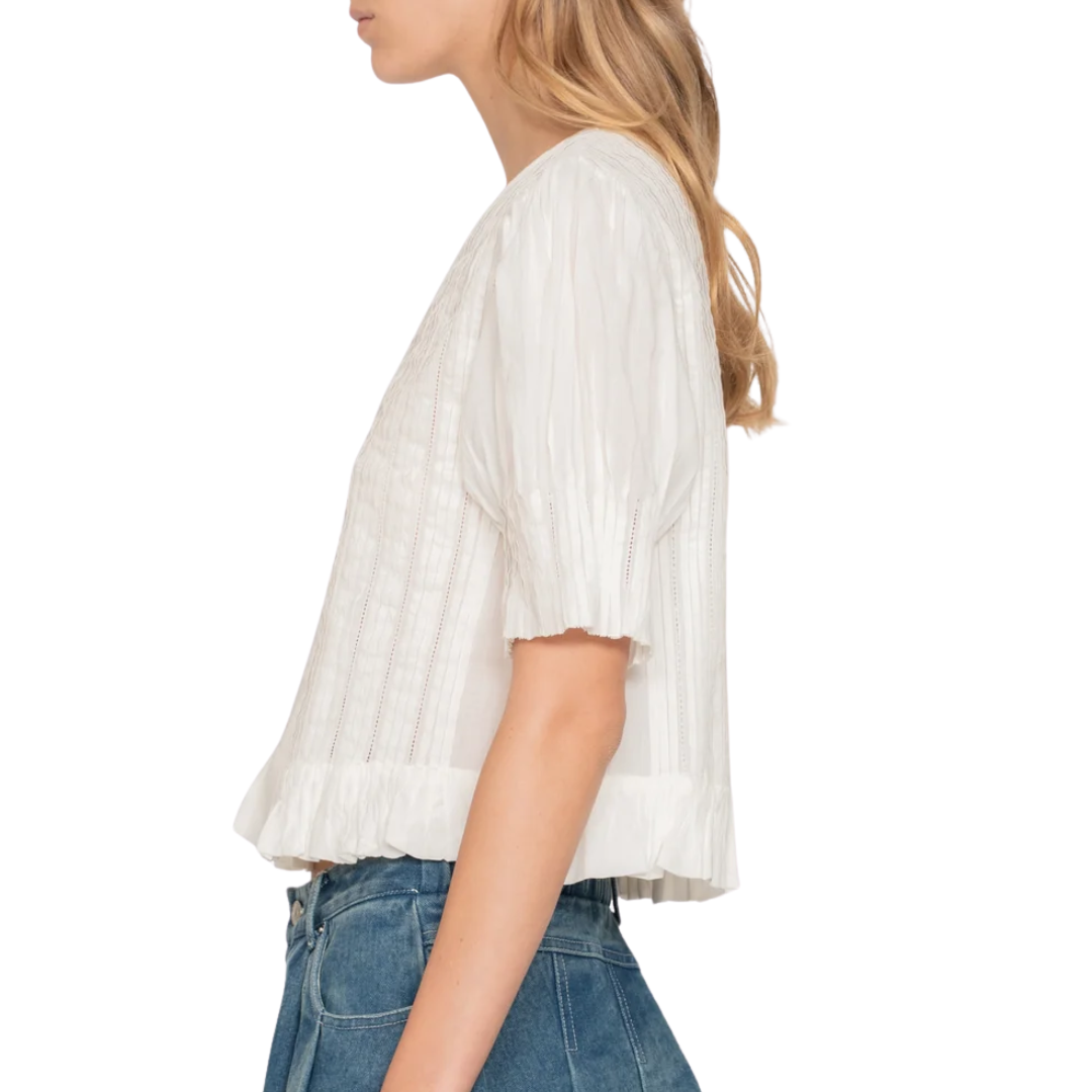 Alberte Top in White