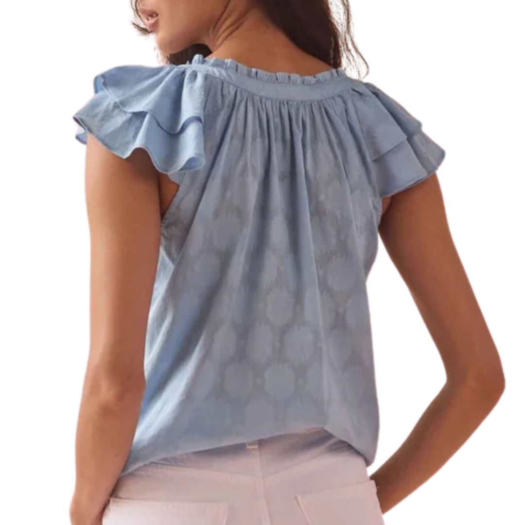 Wilora Blouse in Tate Hydrangea