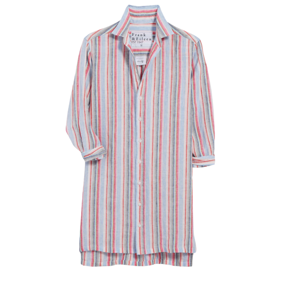 Hunter in Multi Pink & Green Stripe