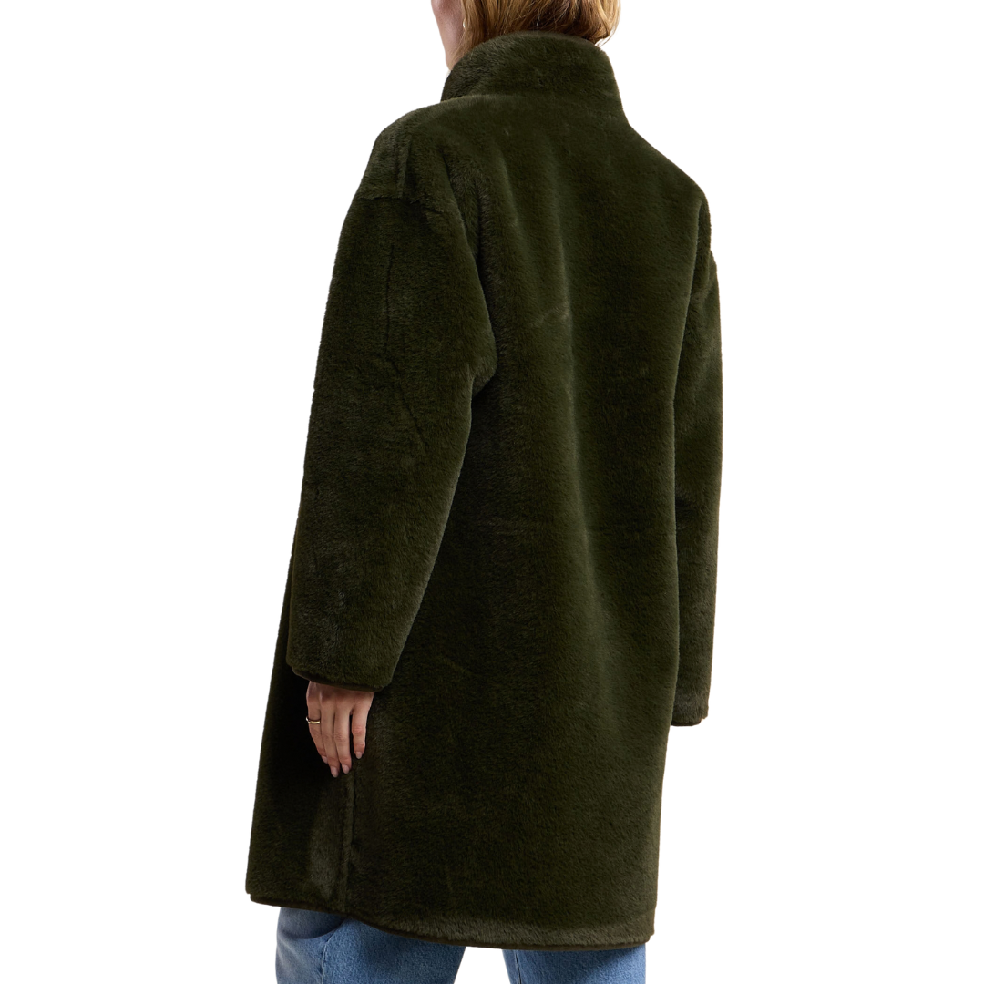 Yves Reversible Jacket in Hunter Green