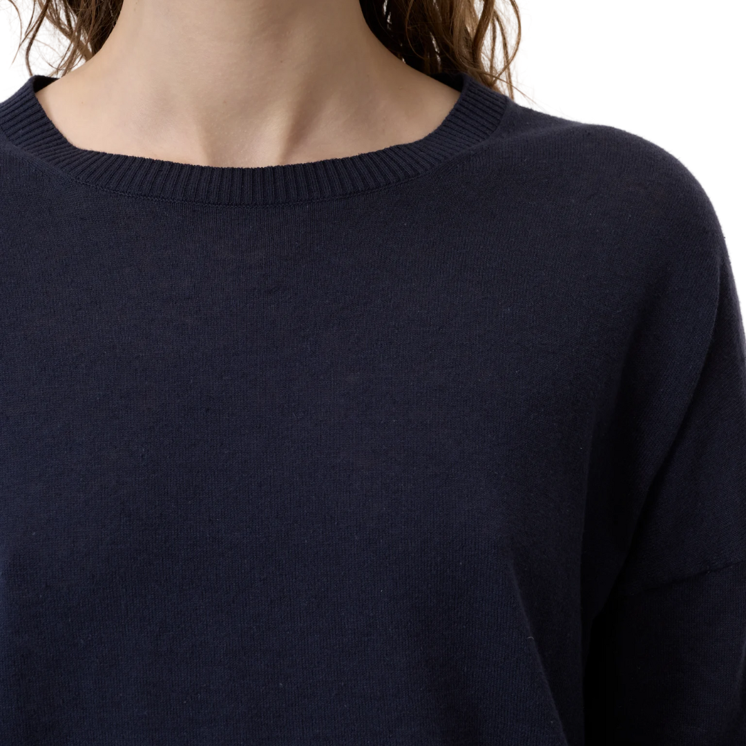 Knitted Long Sleeve in Dark Night