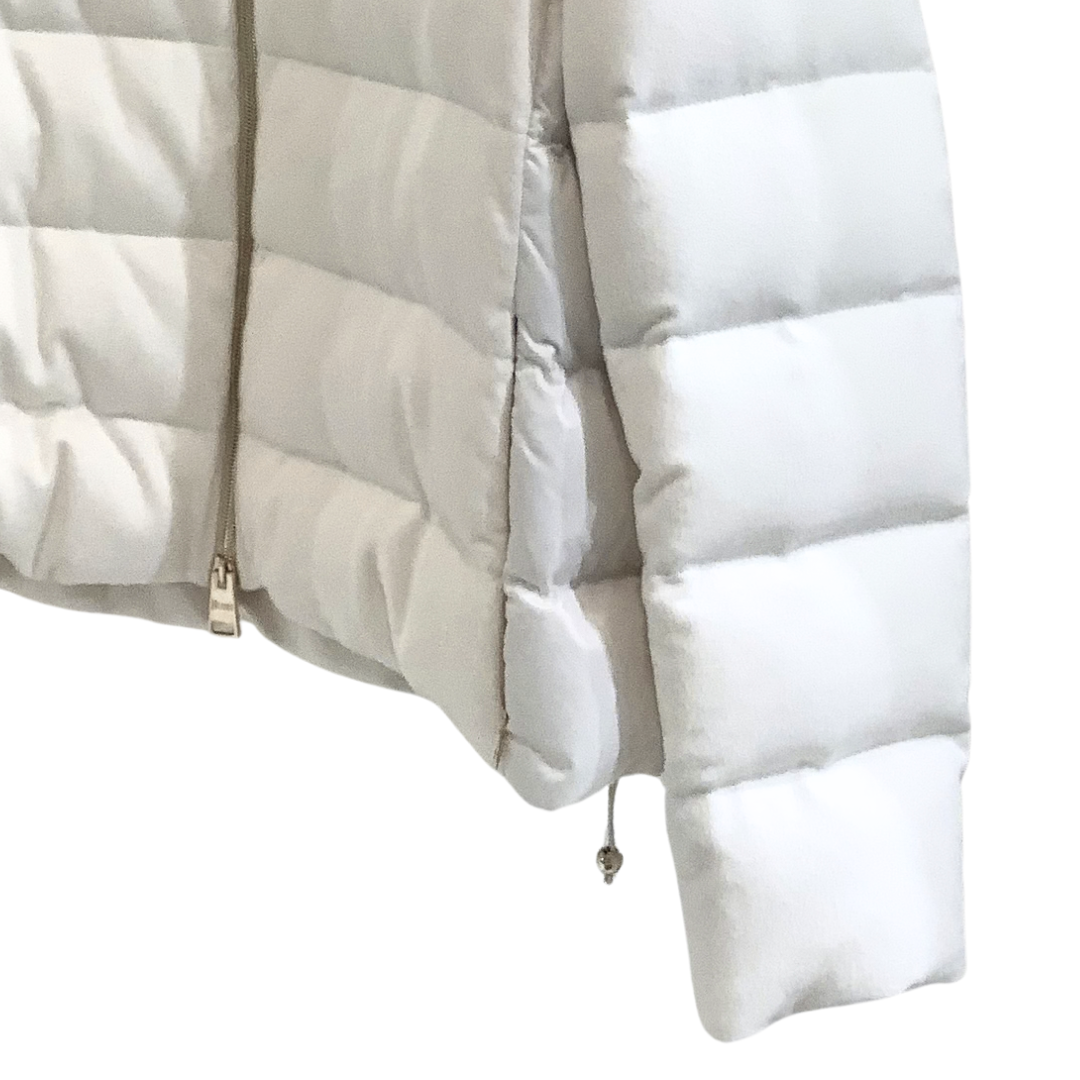 Herno Down Puffy Silk/Cashmere Jacket in White