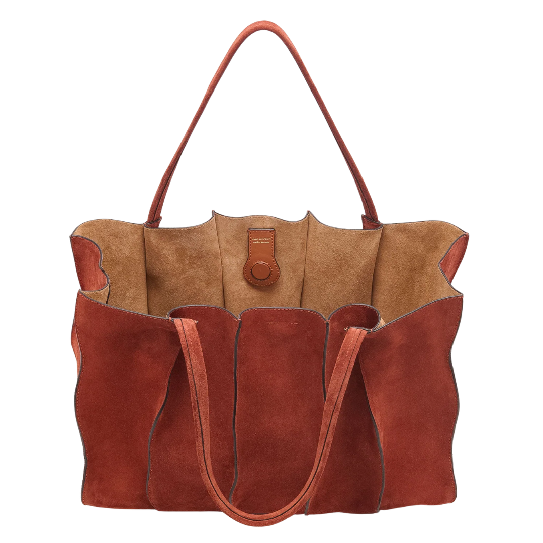Adria Large Tote in Rust