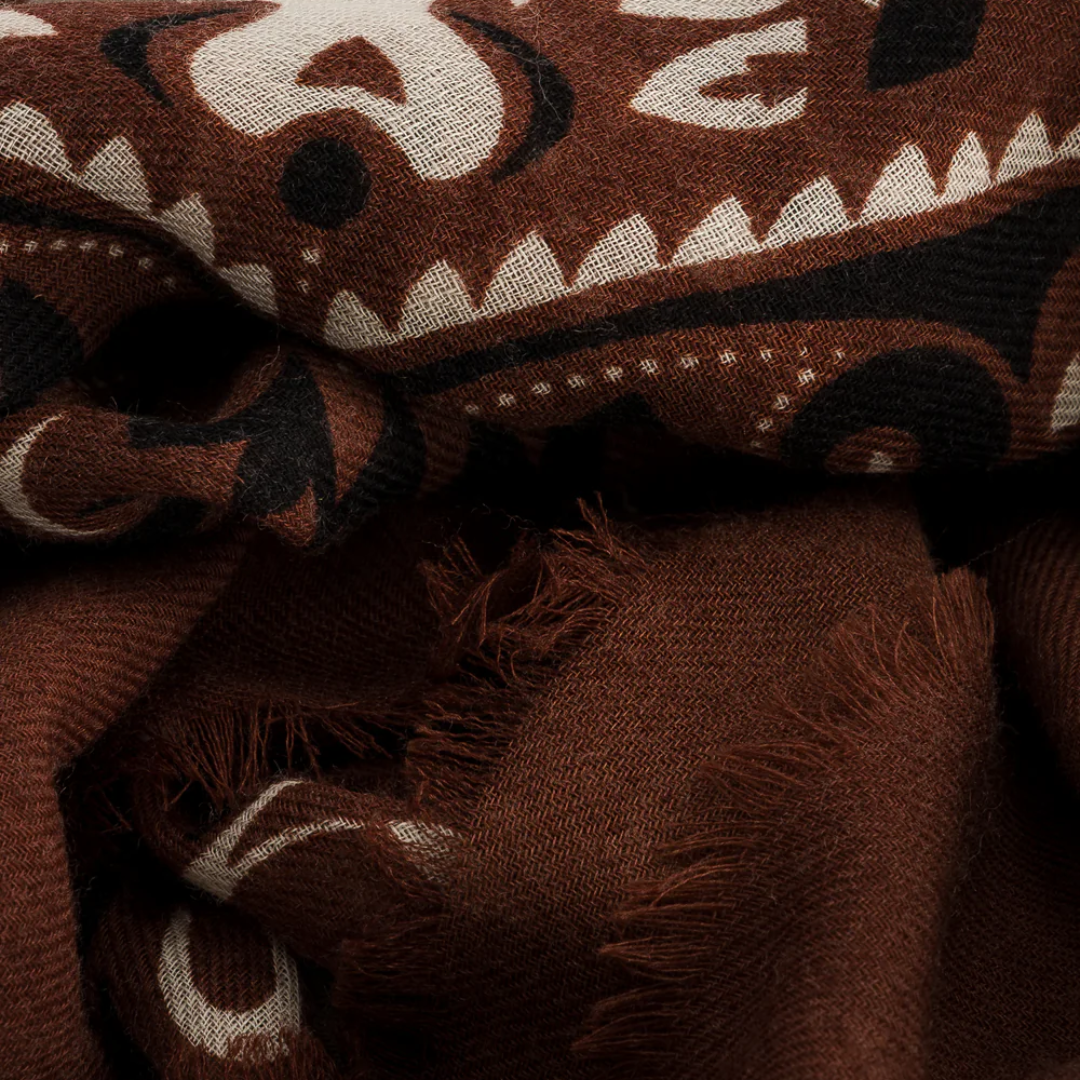 Bandana Scarf in Choco