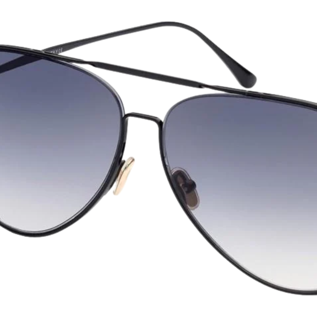 Charles Pilot Sunglasses in Black