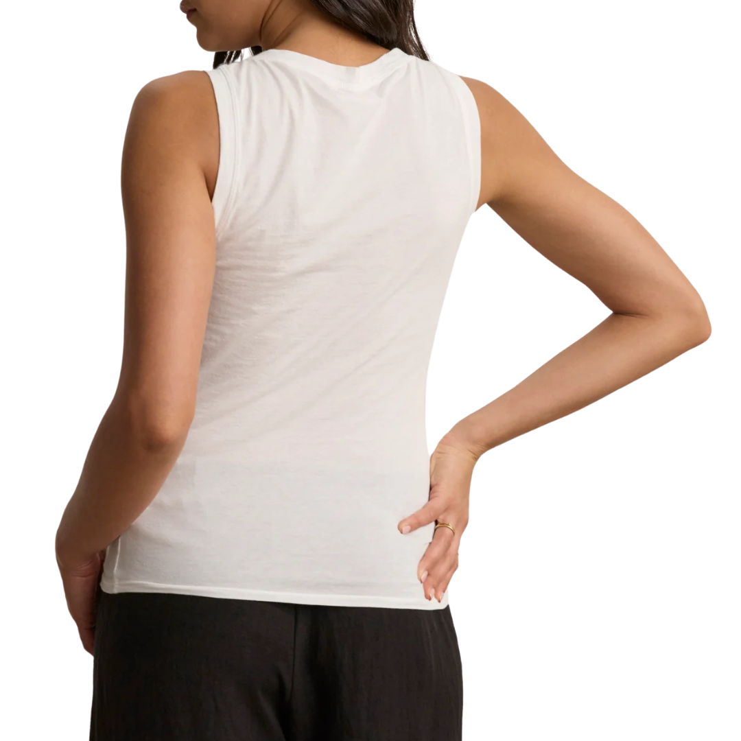 Evelyn Tank Top in White