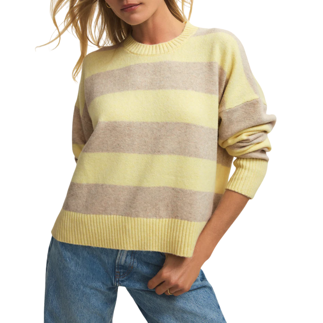 Cirrus Cozy Stripe Sweater in Sunnyside