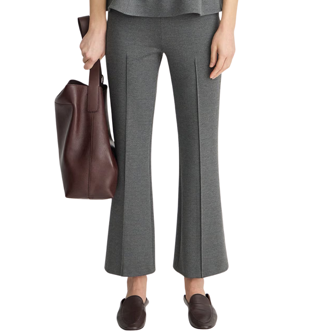 Ponte Rene Pull On Pant in Heather Grey