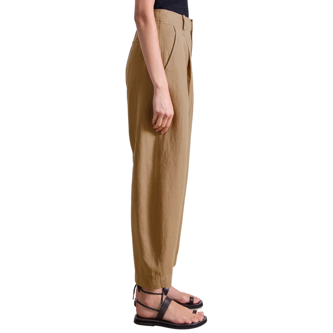 Bari Crop Trouser in Oak