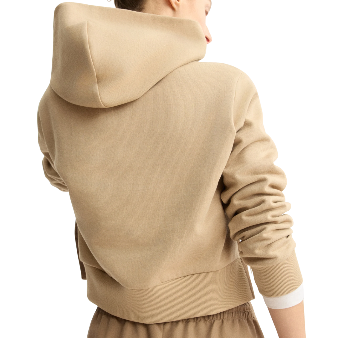 Morris Hoodie with Snaps in Khaki