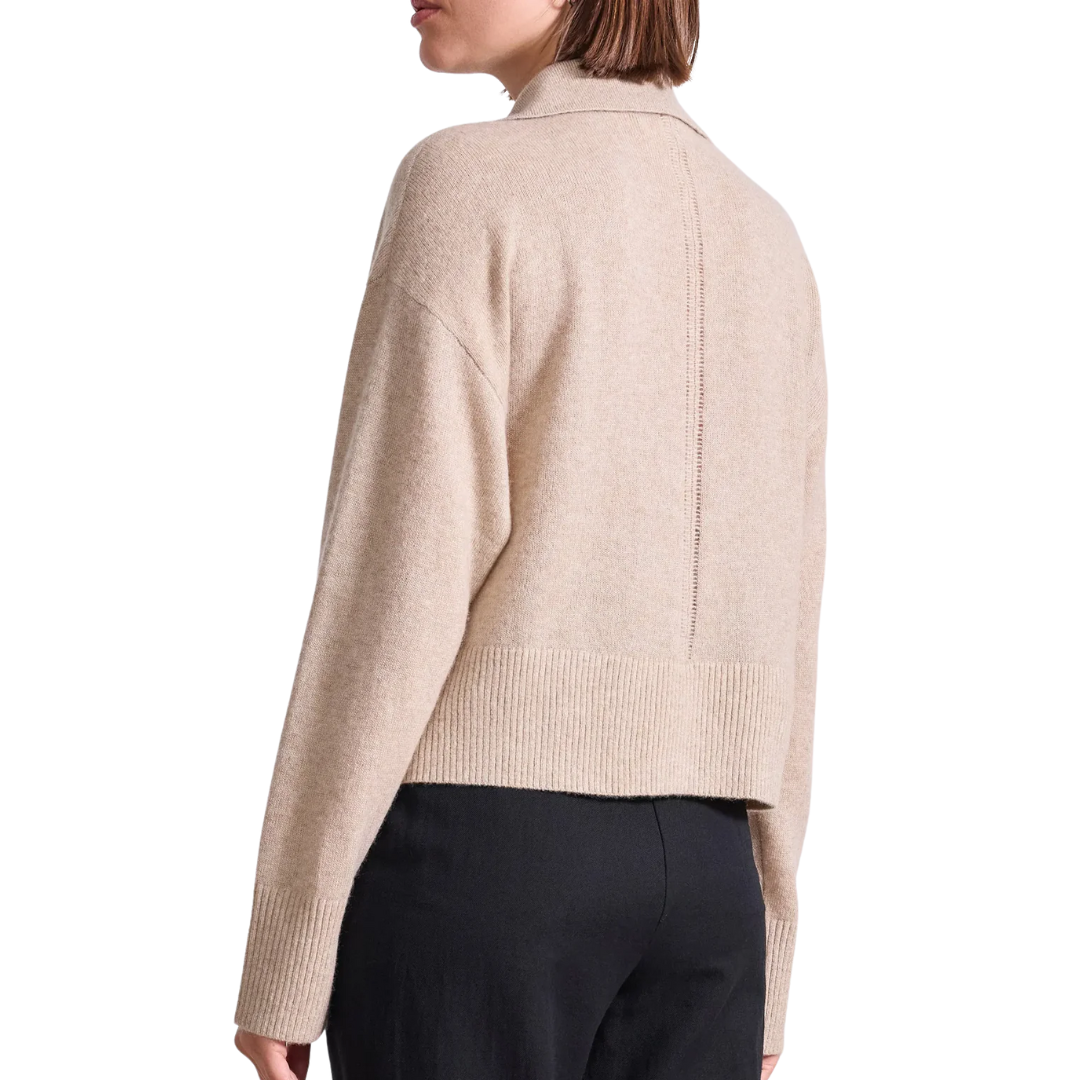 Softest Tissue Henley in Sand