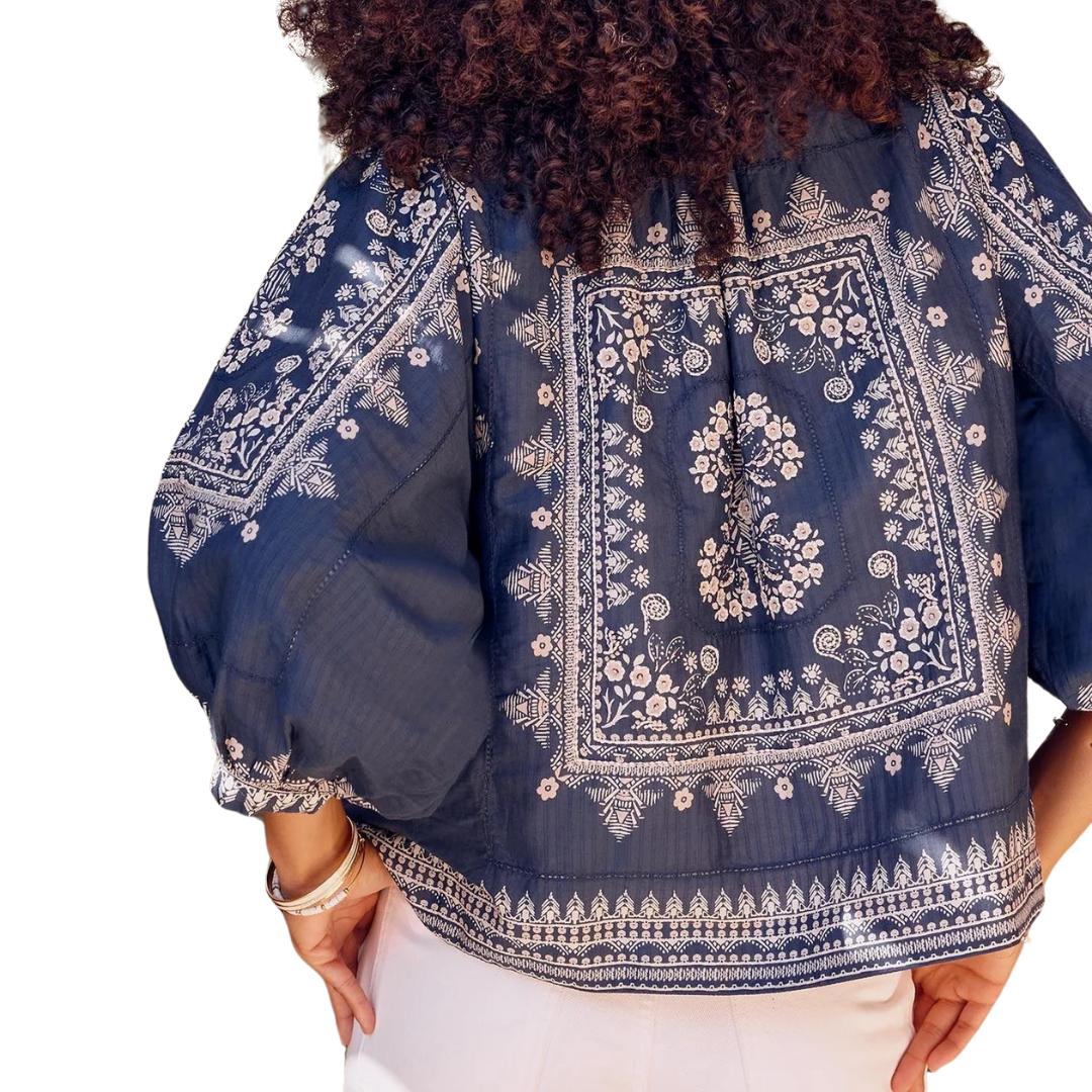 Eden Jacket in Indigo