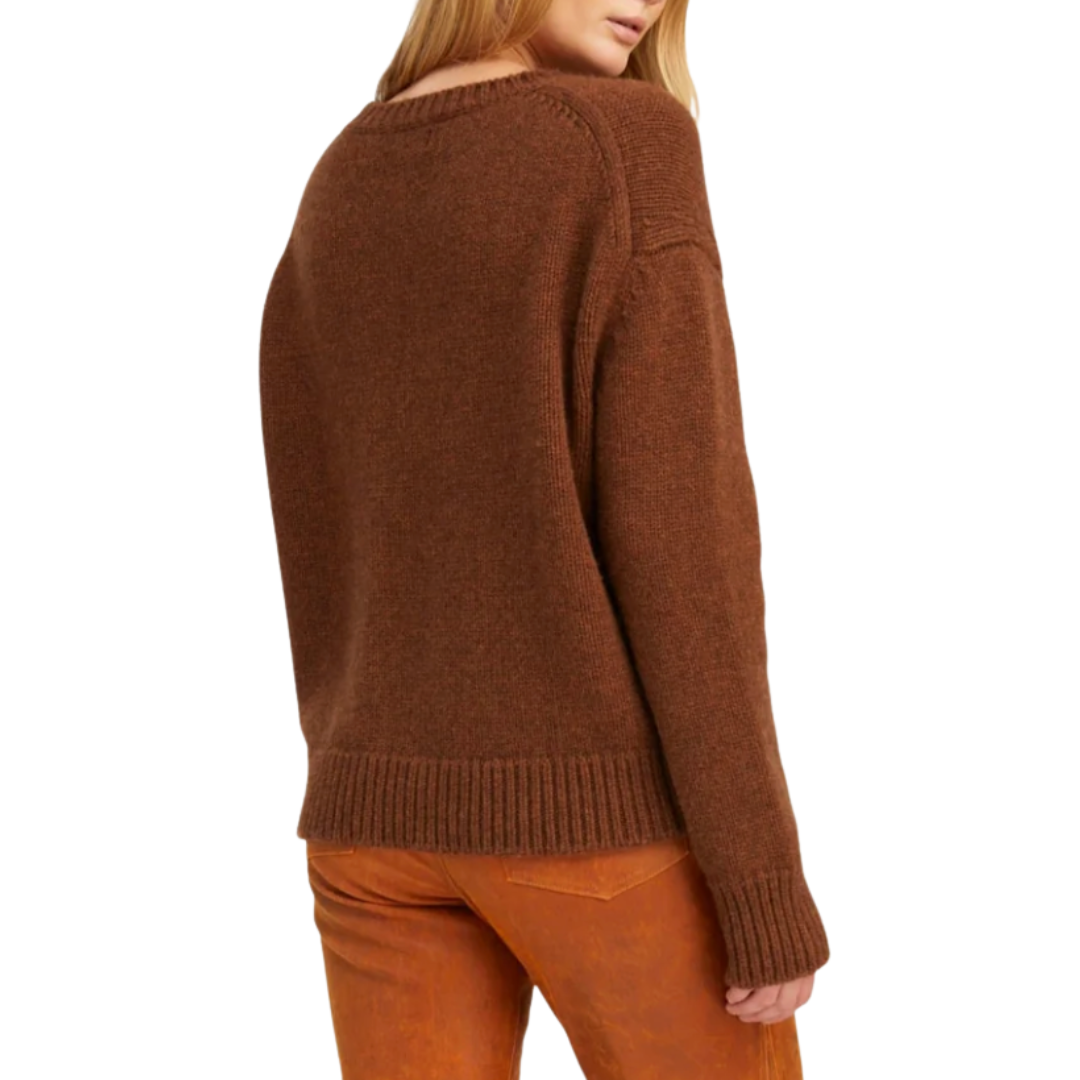 Heavy Crewneck Sweater in Mace