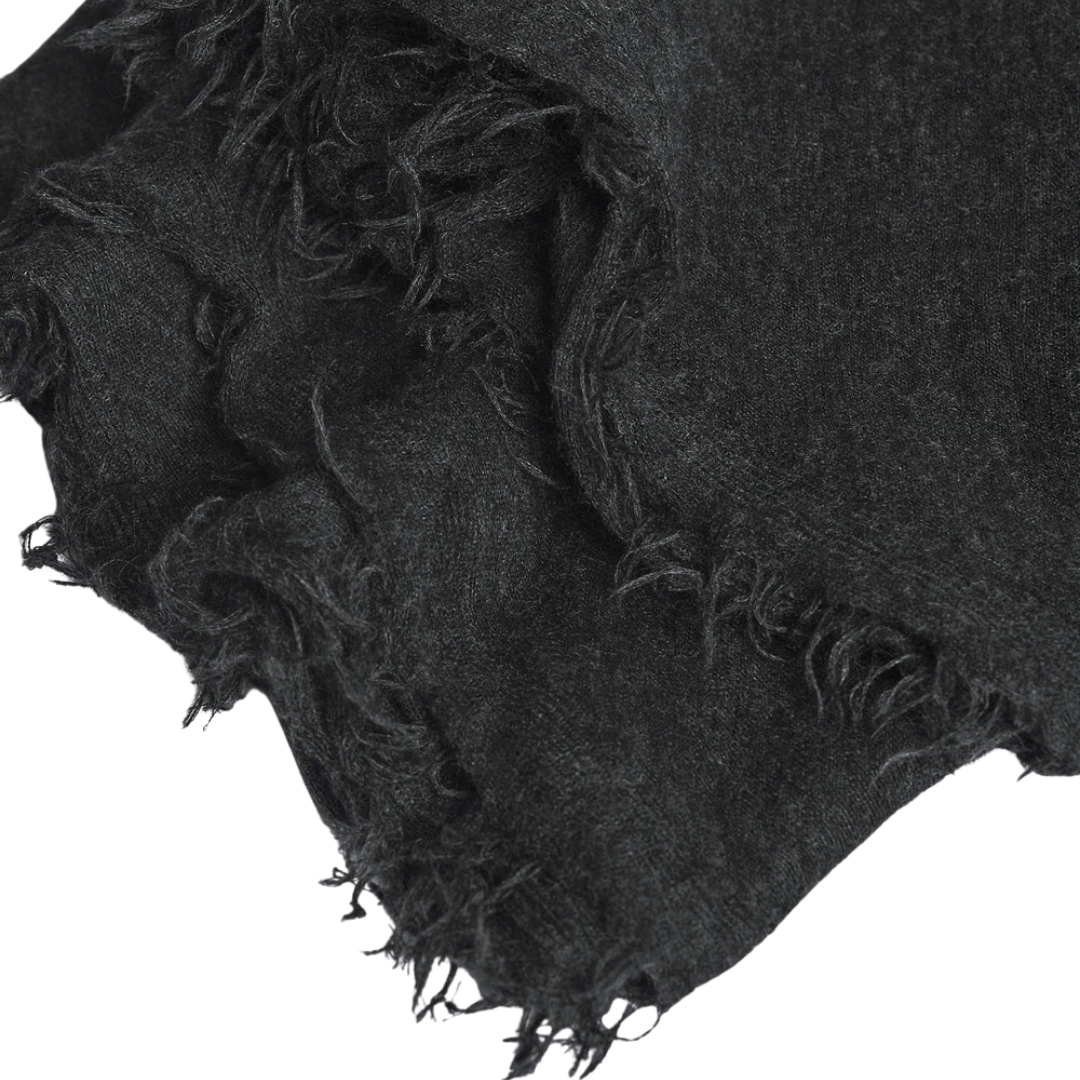 Love Scarf in Charcoal