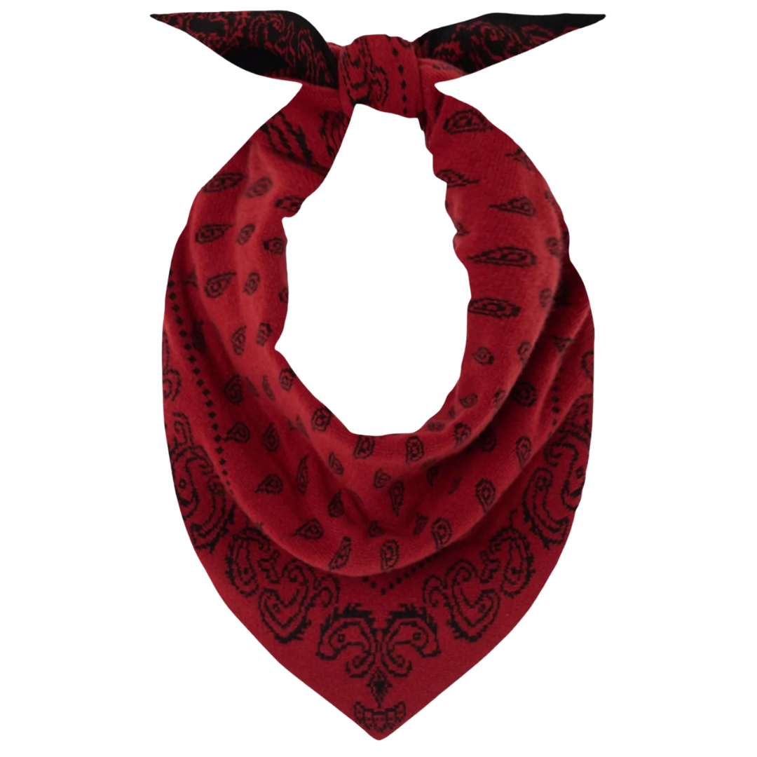 The Wild Rag in Carmine/Black