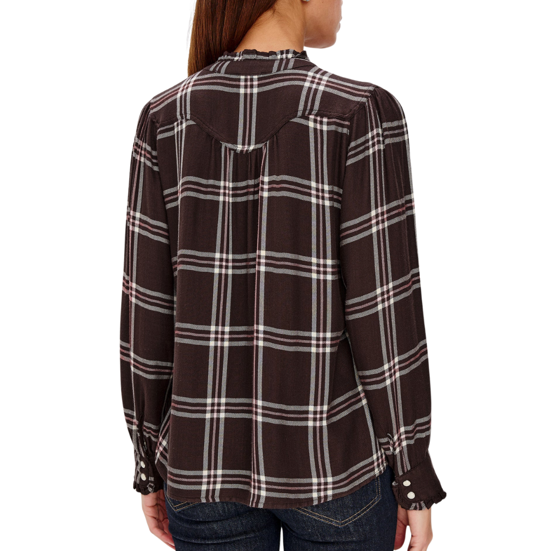 Alanna Shirt in Chocolate Napoleon