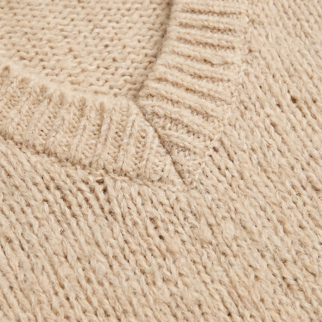 Bolton Boucle Sweater in Chalk
