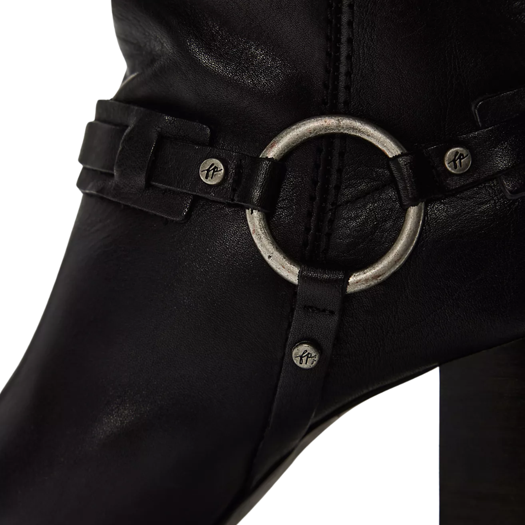 Hayden Harness Boots in Black Leather