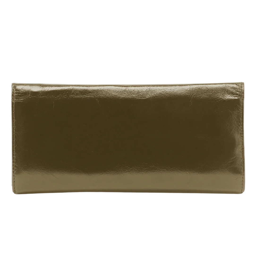Rachel Continental Wallet in Olive Veil