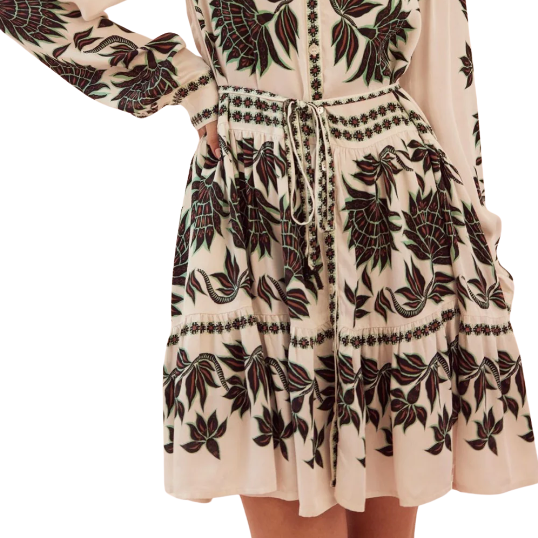 Tula Mini Dress in Gia Macaroon