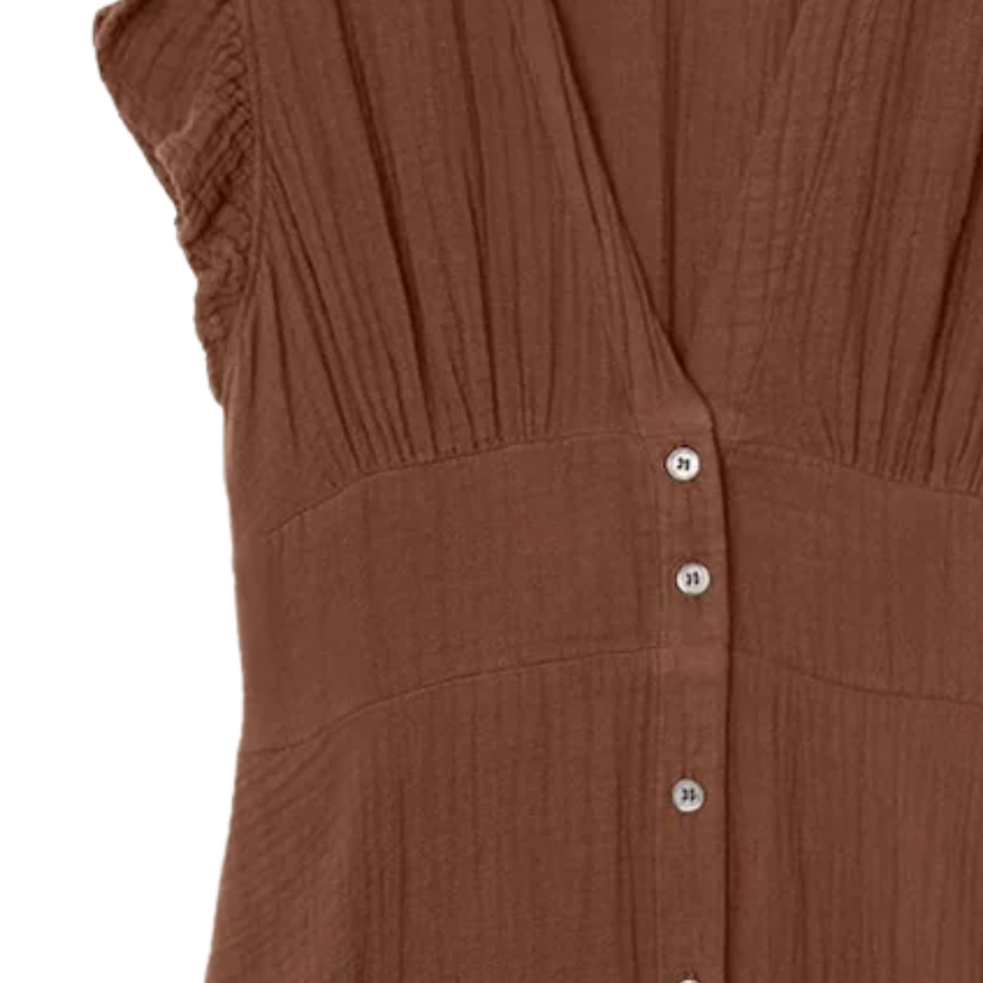 Davana Dress in Cocoa Bean