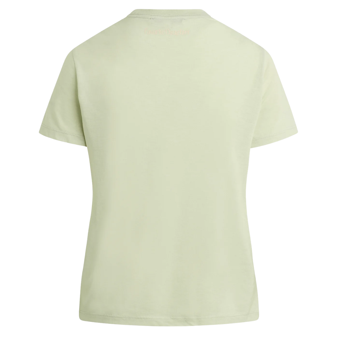 The Mom Of The Year Tee in Light Sage Pale Pink