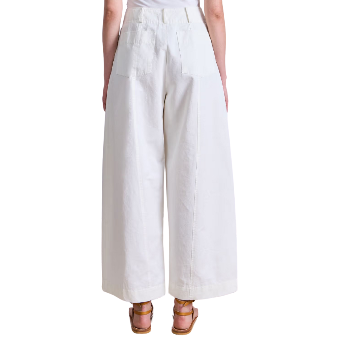 Cropped Cybil Trouser in Cream