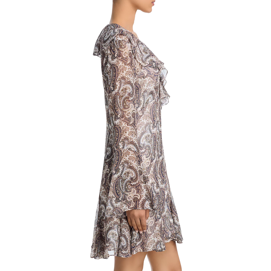 Adrienne Dress in Dove Multi