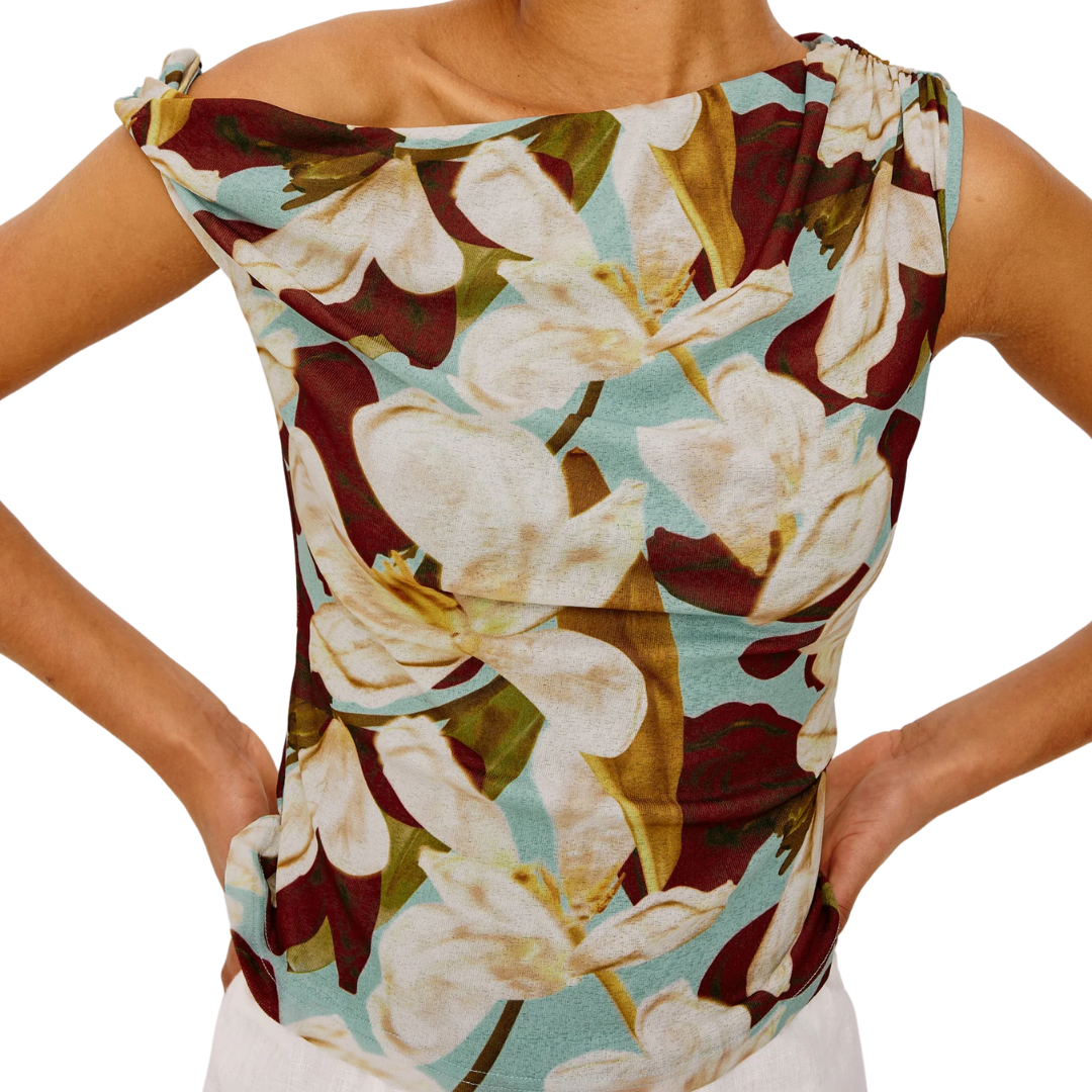 Orelia Top in Plumeria