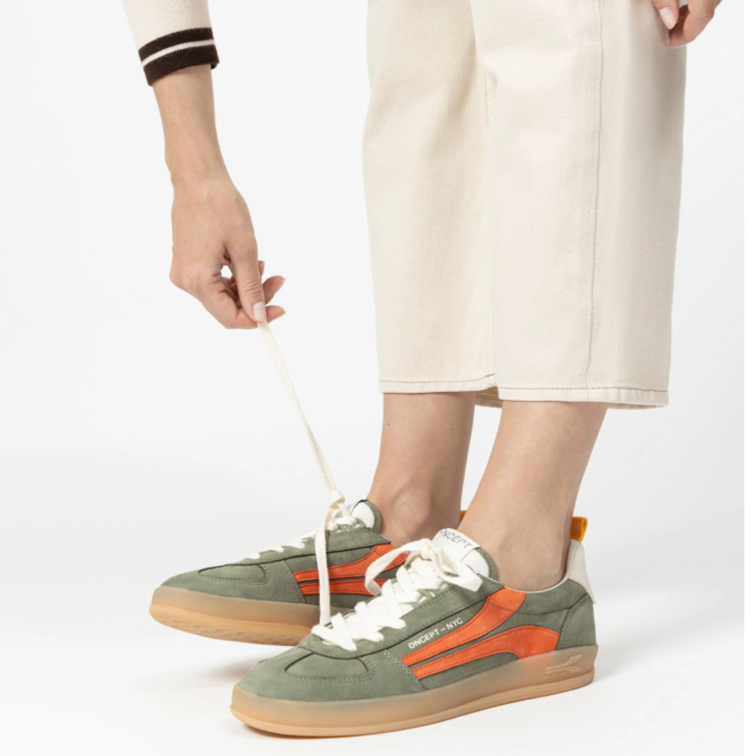 Fez Hydro Suede Sneaker in Dark Olive