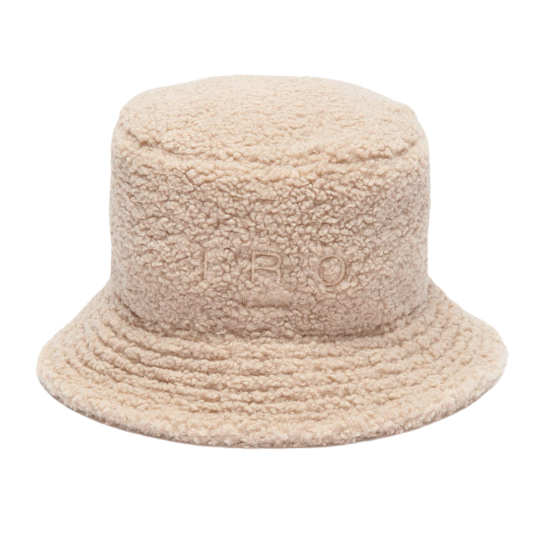 NEW IRO women\'s veneto fabric bucket hat in beige Winter Fur Bucket Hat: Unisex Warm Hat (XS - L) - Etsy main image 4