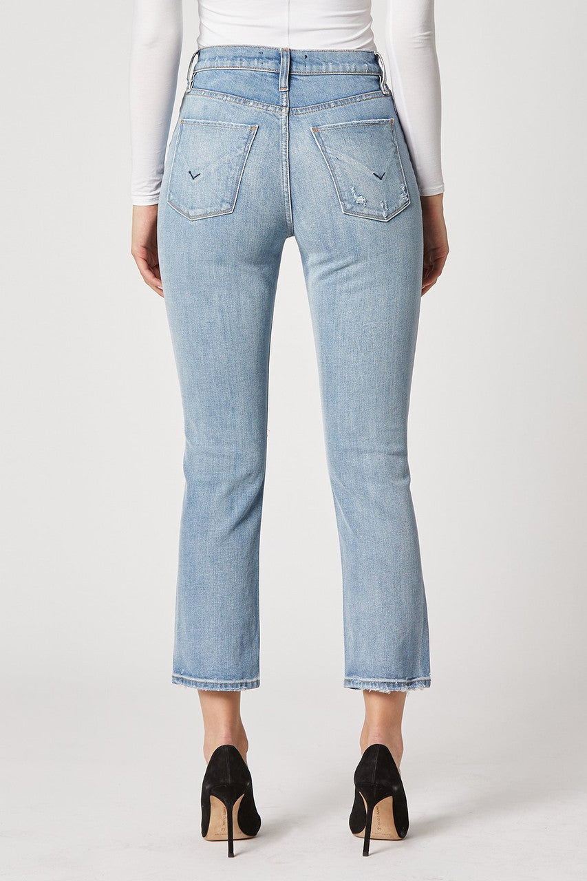 Holly High Rise Straight Jean in Light Wash