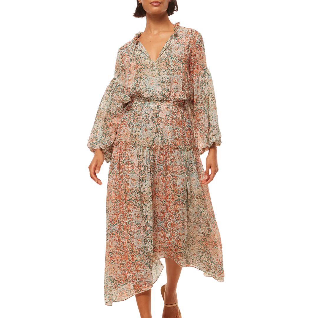 Tasia Dress in Ombre Tapestry