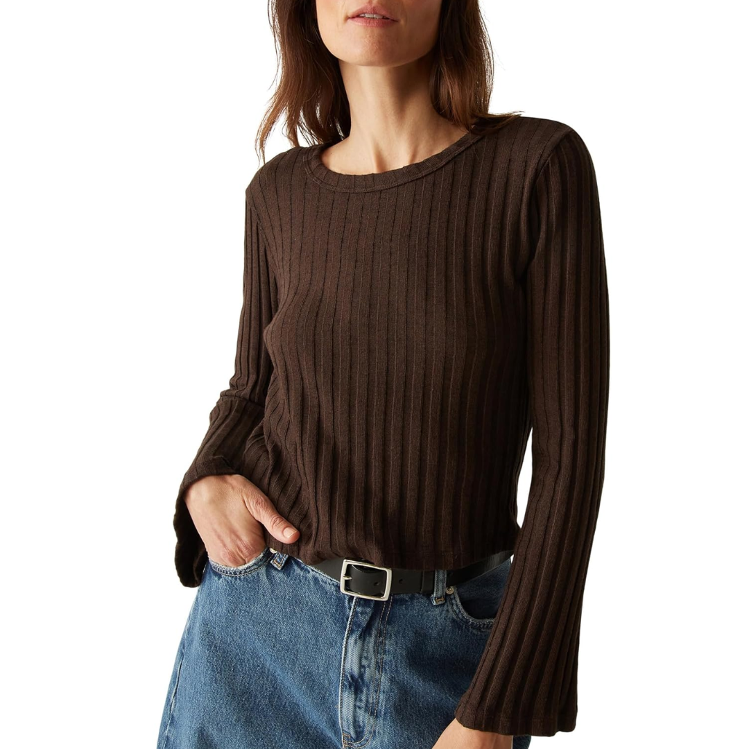Valerie Bell Sleeve Top in Java
