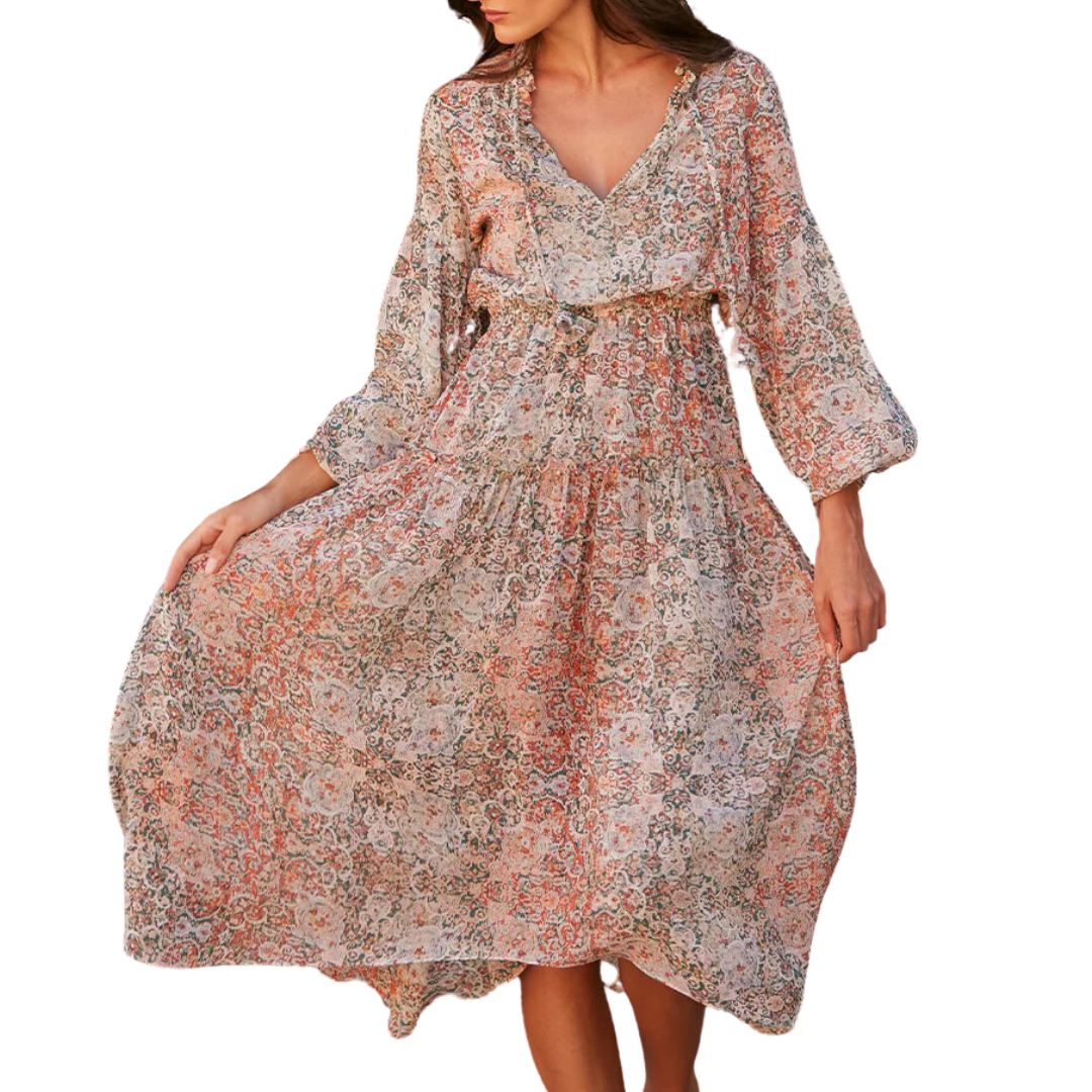 Tasia Dress in Ombre Tapestry