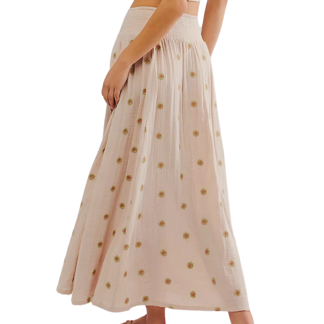 Real Love Maxi Skirt in Crystal Gray